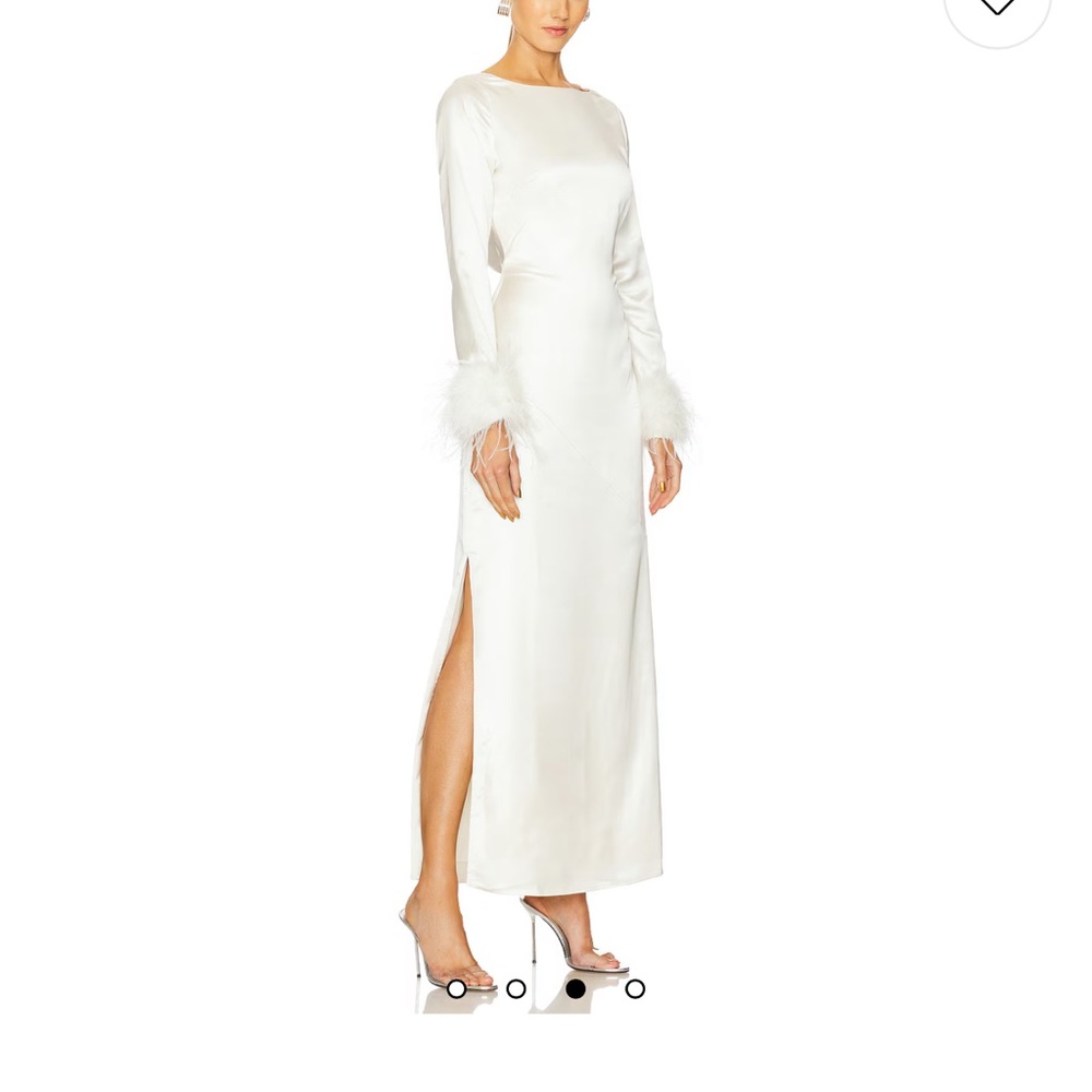 Elegant White Long Sleeve Dress - Revolve